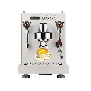 Recién llegado, máquinas de cafetera Espresso 3 en 1 comerciales semiautomáticas blancas con función de tentación - Product Image 4