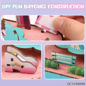 Caja Musical de <span class=keywords><strong>Carrusel</strong></span> para Armar, 90 Piezas, Rompecabezas 3D de Madera, Juguete para Adultos y Niños - Product Image 5