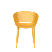 Chaises de salle à manger en maille détachables tout en plastique de style nordique Offre Spéciale en gros pour restaurant ou pour usage domestique