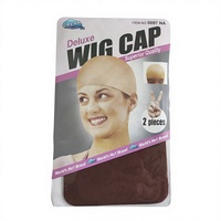 Bonnets de perruque en gros, multicolores, extensibles et respirants en nylon pour femmes