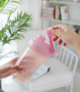 Leak Proof Sports Bottles 500ML Water Bottle For Drink Plastic Protein Shaker Water Bottle Drinkware BPA FREE