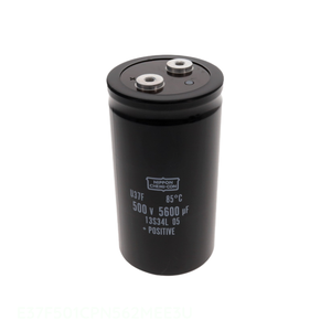 Distribuidor Autorizado, Condensador de Aluminio para Montaje en Chasis, 5600 uF, E37F501CPN562MEE3U, 5600UF, 20%, 500V, SCREW - Product Image 1
