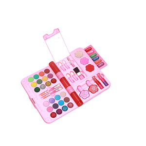 Enfants <span class=keywords><strong>fille</strong></span> princesse <span class=keywords><strong>maquillage</strong></span> boîte cosmétiques fard à paupières spectacle vernis à ongles simulation ensemble <span class=keywords><strong>coffret</strong></span> cadeau transfrontalier - Product Image 1