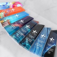 Trofeo de Cristal Premium de 24 cm, Grabado de Logotipo Personalizado, Premios de Cristal K9 para Eventos Corporativos