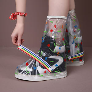 Penutup Sepatu Sekali Pakai Anti Selip untuk Luar Ruangan, Dalam Ruangan, Berkemah, Rumah Tangga, PVC, Dapat Disesuaikan - Product Image 2