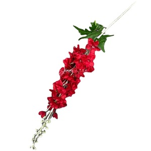 Fleurs artificielles de delphinium Jinxi, 120 cm, en soie floquée, accessoires de décoration pour mariage et maison - Product Image 5