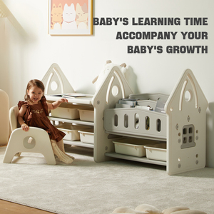 Juego de sillas de mesa multifuncional <span class=keywords><strong>para</strong></span> niños, tablero de dibujo magnético de altura ajustable <span class=keywords><strong>para</strong></span> aprender tareas de lectura, Baño - Product Image 1