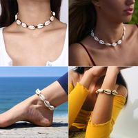 10-20mm manik-manik Spacer longgar Conch kulit sapi kerang laut warna-warni alami DIY untuk membuat perhiasan gelang