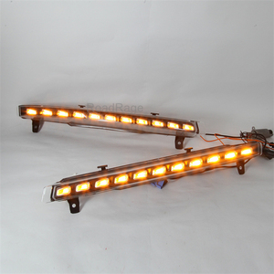 Feux de jour à LED pour <span class=keywords><strong>Audi</strong></span> <span class=keywords><strong>Q7</strong></span> modèle restylé 2010 - 2015, feux antibrouillard avant DRL avec <span class=keywords><strong>clignotant</strong></span> <span class=keywords><strong>dynamique</strong></span> ambre - Product Image 6