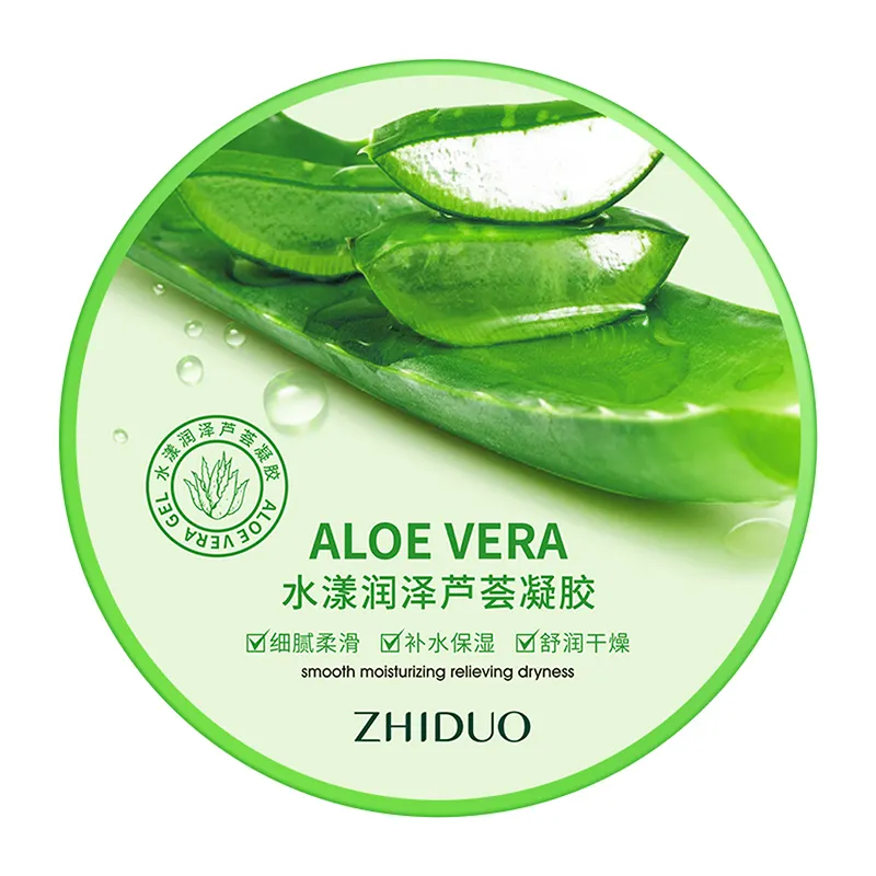 Best Verkopende Producten Private Label Biologische Aloë Vera Gel Bulk Pure Rustgevende 300G Aloë Vera 100% Rustgevende Gel