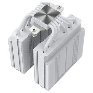 COOLLEO Etian P60T V2 สีขาว พีซี รัไดเอเตอร์ 6 ฮีทไปป์ <span class=keywords><strong>TDP</strong></span> 275W แอร์คูลเลอร์ ระบายความร้อนซีพียู LGA 115X/1200/1700/1851 AMD <span class=keywords><strong>Ryzen</strong></span> AM4/<span class=keywords><strong>5</strong></span> - Product Image 5