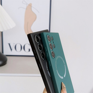 Custodia per Telefono Personalizzabile in <span class=keywords><strong>Silicone</strong></span> Liquido con Ricarica Wireless Magnetica Antiurto per Samsung S26 S25 S24 S23 S22 <span class=keywords><strong>S21</strong></span> <span class=keywords><strong>Ultra</strong></span> - Product Image 4