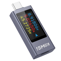 Baru KWS-2303C DC 4-30V 0-12A Tampilan Digital Tegangan Ammeter Detektor Meter Daya Antarmuka Tipe C Presisi Tinggi Kelas 0.1