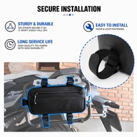 Sacoche latérale universelle étanche en TPU pour moto, sacoche de selle, sacoche de cadre de vélo, sacoche de rangement 3,5 L