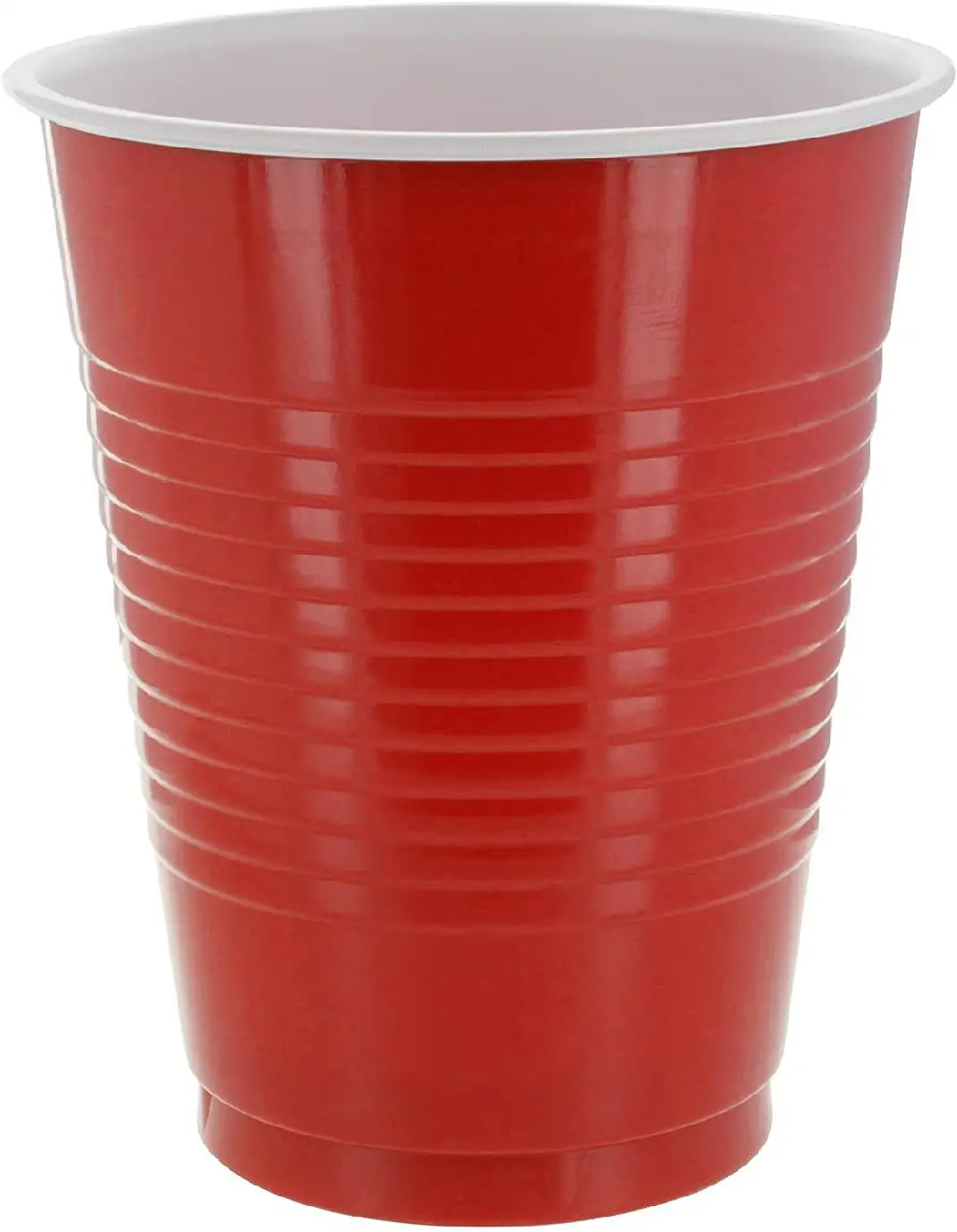 16Oz PS Gelas Bir Plastik Sekali Pakai Cangkir Merah Layanan Profesional Perayaan Minuman Oem Ukuran Kustom Diterima Vasos De Plastica