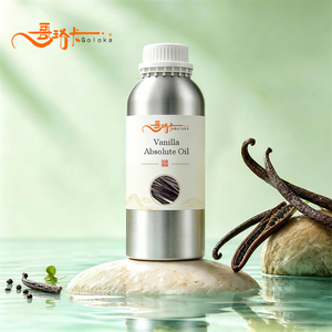 Aceite Absoluto de Vainilla 100% Puro, Destilado al Vapor, para Cuidado de la Piel, Aromaterapia, Masajes Corporales y Relajación - Product Image 1