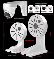 Precio de fábrica, soporte de montaje en pared de plástico versátil, domo de seguridad, cámara CCTV, caja de conexiones, accesorios de vigilancia