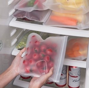 Hot Sale Classic <b>Silicone</b> Food Storage Bag Set for Kitchen Use with Slider - Product Image 3