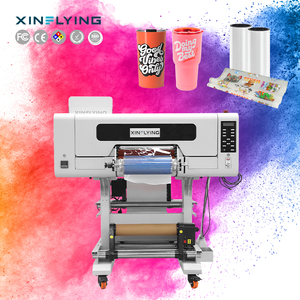 Impresora UV DTF XinFlying A3 con sistema de rollo a rollo de 30 cm y 3 cabezales, fácil de operar, para pegatinas con logotipos personalizados, EE. UU., CA/NJ - Product Image 1