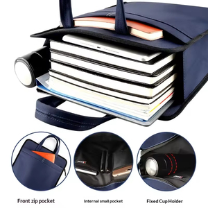 Bolso de Mano Impermeable con Cierre para <span class=keywords><strong>Mujer</strong></span>, Maletín de Gran Capacidad de Tela Oxford, Mochila para Estudiantes, Venta al Por Mayor del Fabricante - Product Image 4