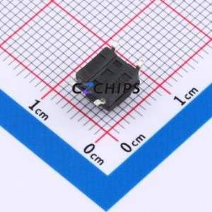 TS017A-TBY1FH5.0 Tactile Switch SMD-4P,6.2x6.2mm Switch Single Pole Single Throw Round Button 2.5N Vertical Mount - Product Image 2