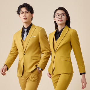 Unisex Professional Business Workwear Suit For Office Commuter Formal Wear With Polyester Fabric - Product Image 2