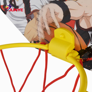 Tableau de basket-ball Junye Cartoon 28x21cm, jouet portable d'intérieur pour enfants de 5 à 7 ans avec installation par suspension de filet à crochet - Product Image 3