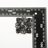 Carré fait à la main cristal strass Appliques bricolage perlé patchs de couture pour sac/chapeau/manteau