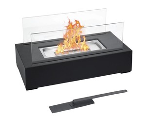 DIY Custom Rectangular <strong>Fire</strong> Pit Glass Wind <strong>Guard</strong> for Outdoor Furniture - Product Image 2