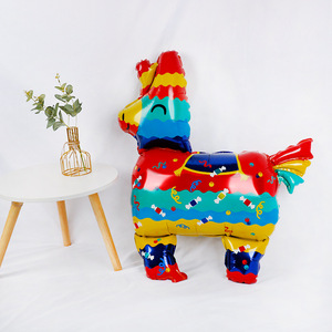 Globos de Fiesta de Carnaval Mexicano, Decoración de Festival Sudamericano, Juego de Globos con Bandera Nacional de Alpaca y Alfabeto - Product Image 3