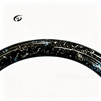 Fourni directement par le fabricant. Volant en fibre de carbone forgé pour Hilux, volant noir et or