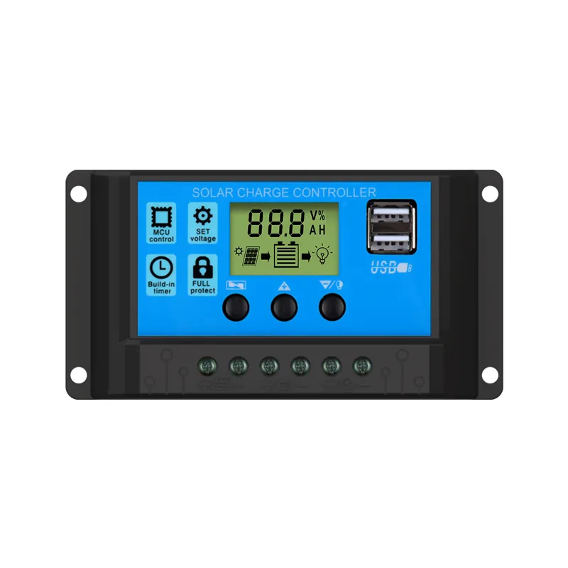 Aplikasi Sensor suhu operasi 20A 30A 40A 12V/24V Auto MPPT/PWM pengatur beban surya