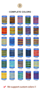 Wholesale Monochrome 0.8mm Bondi Polyester Round Wax Line for Bag Waxed Cord Leather Craft Diy Waxed <strong>String</strong> - Product Image 6