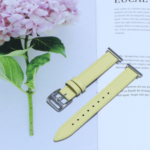 Bracelets en cuir véritable pour Samsung Galaxy Watch 7 6 5 4 Bracelets de luxe respirants pour <span class=keywords><strong>montre</strong></span> intelligente <span class=keywords><strong>Bracelet</strong></span> universel 20mm - Product Image 4