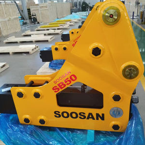 Nouveau brise-roche hydraulique de type boîte SB50 avec composants de moteur durables, y compris marteau de brise-roche et burin, pour la construction et l'exploitation minière - Product Image 1