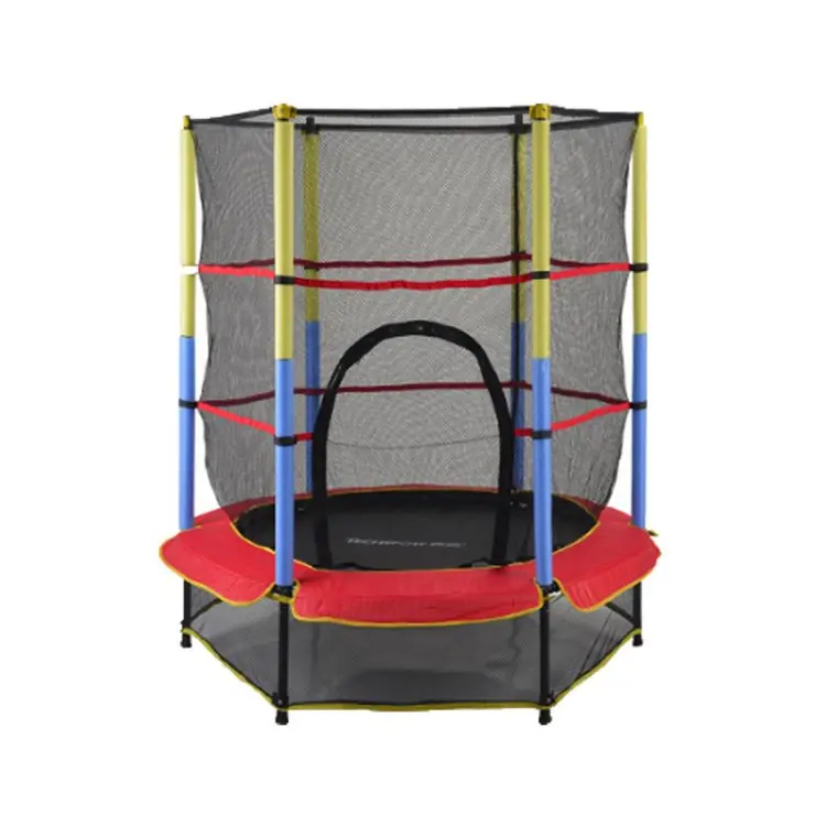 Zoshine 55 "nhà sản xuất tùy chỉnh Mini Trampoline nhảy miễn phí Trampoline trẻ em tập thể dục Trampoline với mạng lưới an toàn