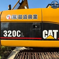 6 unités d'excavatrices d'occasion Caterpillar 320C de 20 tonnes de qualité supérieure, excavatrices japonaises d'occasion CAT 320C 320D 323D 325D 330D 336D en stock