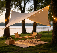 Voile d'ombrage triangulaire anti-UV pour patio, piscine, jardin, couverture d'ombrage extérieure pour pergola