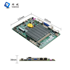 เมนบอร์ดอุตสาหกรรม Yentek J1900 Mini ITX 165x115 มม. รองรับเครือข่ายคู่ 6 พอร์ตซีเรียล - Product Image 1