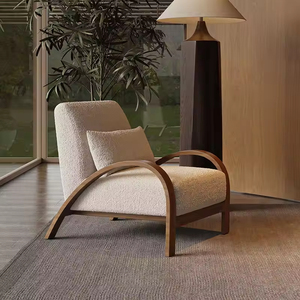 Ghế sofa đơn kiểu hiện đại cổ điển, thiết kế tối giản Bắc Âu cao cấp, sang trọng nhẹ nhàng, phù hợp với căn hộ nhỏ, phòng khách, khách sạn - Product Image 1