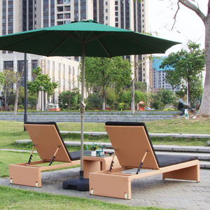 Tumbona Reclinable de Ratán Móvil para Exteriores con Ruedas para Balcón, Patio, Villa, <span class=keywords><strong>Piscina</strong></span> y Playa - Product Image 3