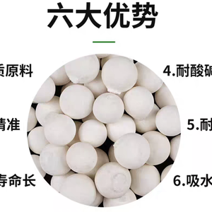 ผงเซรามิกอะลูมินาเข้มข้น 99% ทนทานต่อการสึกหรอ สำหรับบดซีเมนต์ ผลิตโดย Yufei ขนาด 3 มม. 6 มม. 60 กราเนต - Product Image 3