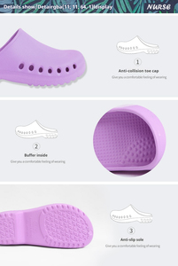 Scarpe Ospedaliere Impermeabili H&U in EVA per Medici, Dentisti, Infermieri, Personalizzazione Logo Accettata - Product Image 4