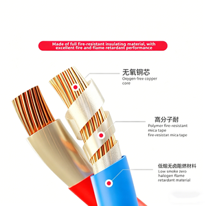 Câble torsadé WDZN-RYJS en mica, isolé en PVC, résistant au feu, âme en cuivre 300V <span class=keywords><strong>pour</strong></span> système d'alarme incendie et <span class=keywords><strong>interphone</strong></span> - Product Image 2