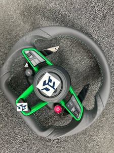 Volant de voiture en cuir Nappa adapté aux modèles Audi TT TTS TTMK2 TTMK3 R8 RS S3 S8 A3 A4 A5 A6 A6L A7 Q3 Q2 <span class=keywords><strong>Q6</strong></span> Q7 Q8 - Accessoires automobiles - Product Image 6