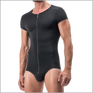 Logo personalizzato Sport ragazzo vita traspirante Sexy Boxer in cotone pantaloncini da <span class=keywords><strong>uomo</strong></span> intimo adulto tuta di un pezzo - Product Image 1