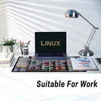 Tapis de souris en caoutchouc avec commandes Linux - 180+ commandes - Tapis de bureau - Raccourcis pour programmeurs - Tapis de souris Excel taille XXL - Tableau de raccourcis