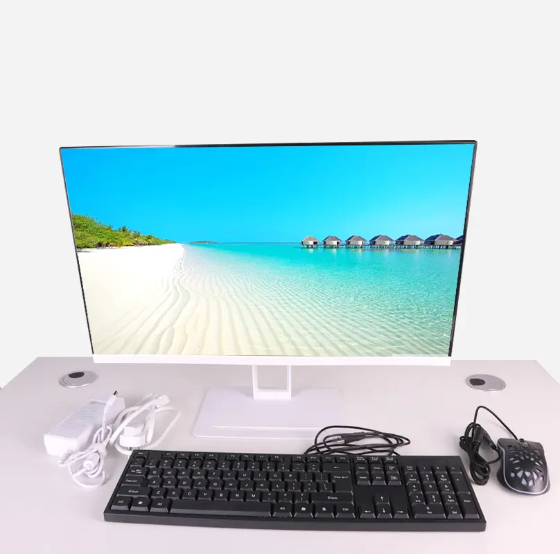 Hot Sale 23.8 inch All-in-One Computer i3 i5 i7 PC Desktop Display VGA USB LAN For Business/Gaming/Educational OEM ODM Computer