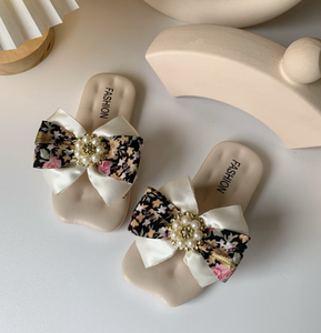 Ciabatte da bambina di Design coreano estivo scarpe sandali <span class=keywords><strong>per</strong></span> <span class=keywords><strong>bambini</strong></span> principessa pera ciabatta pantofola - Product Image 5