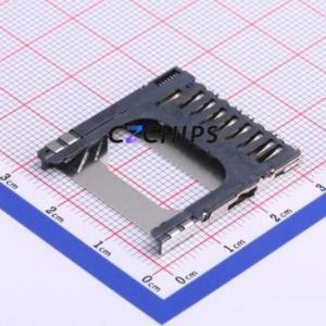 SDK-9BNS-K13-GS-TB(LF)(SN) SD Card / Memory Card Connector SMD Connector Self-Return Type Standard SD Card Card Holder With - Product Image 2